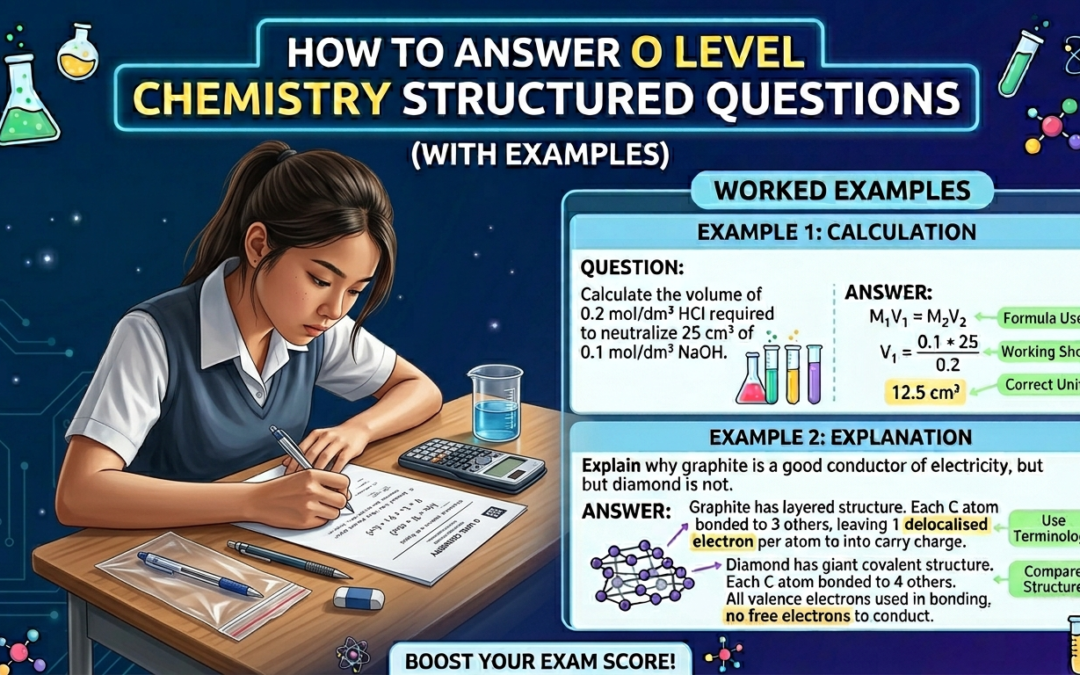 Mastering O Level Chemistry Structured Questions Tips