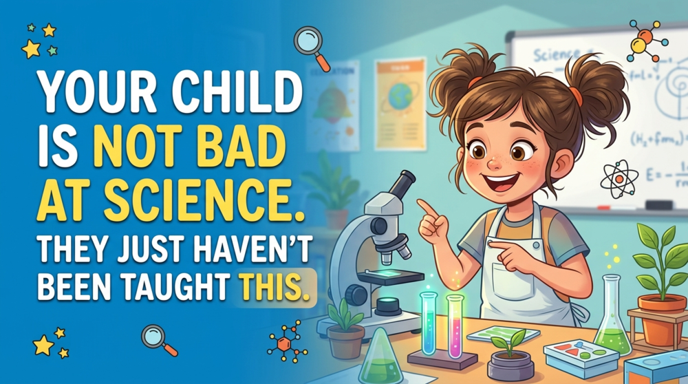 Your Child Is Not Bad at Science. They Just Haven’t Been Taught This.